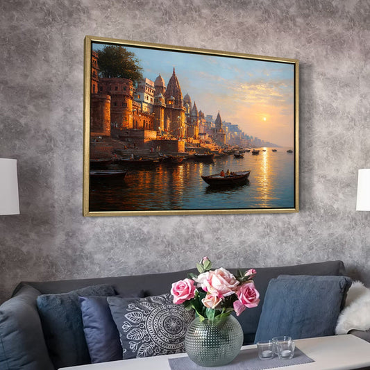 Banaras Ghats Painting