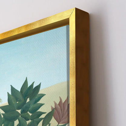 Equatorial Forest with Monkeys Henri Rousseau Canvas Wall Art