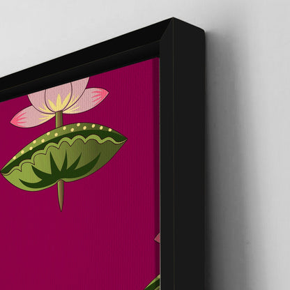 Traditional Indian Pichwai Canvas Wall Art Painting for Home Decor