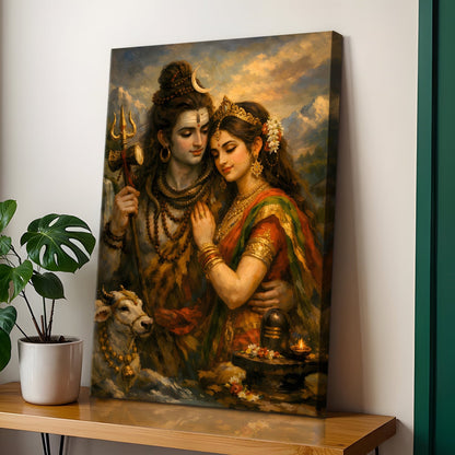 Lord Shiva HD Canvas Wall Art Painting for Home & Office Décor