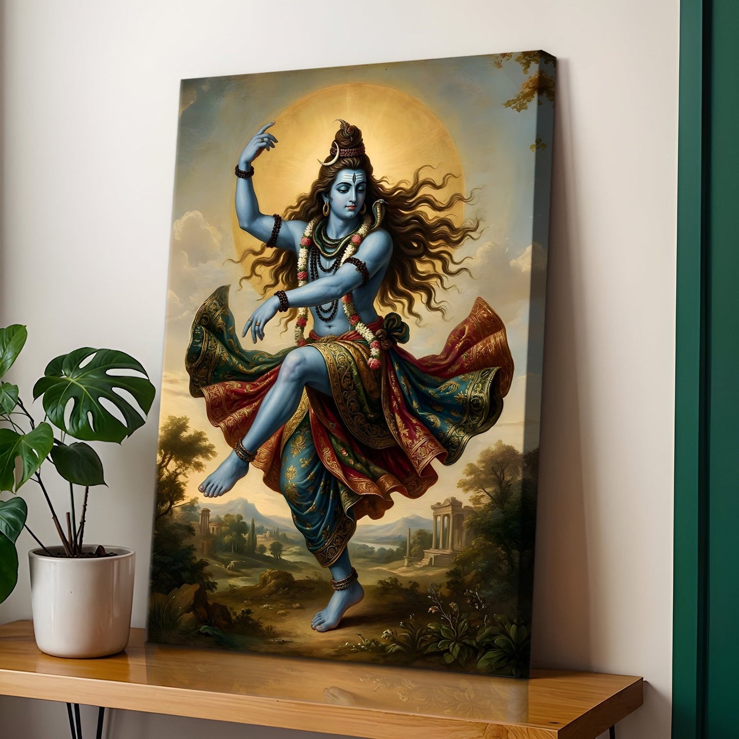 Lord Shiva Premium Canvas Wall Art Painting for Home Décor