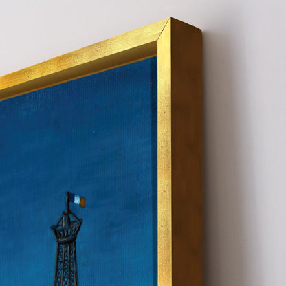 Bridge at Sèvres with the Eiffel Tower Paris Canvas Wall Art