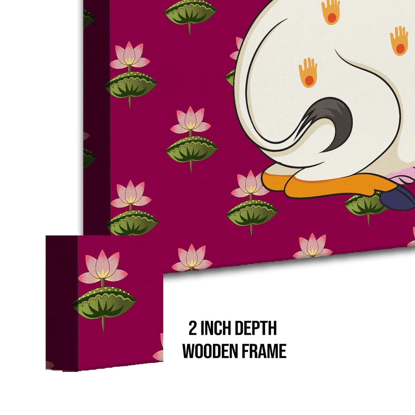 Traditional Indian Pichwai Canvas Wall Art Painting for Home Decor