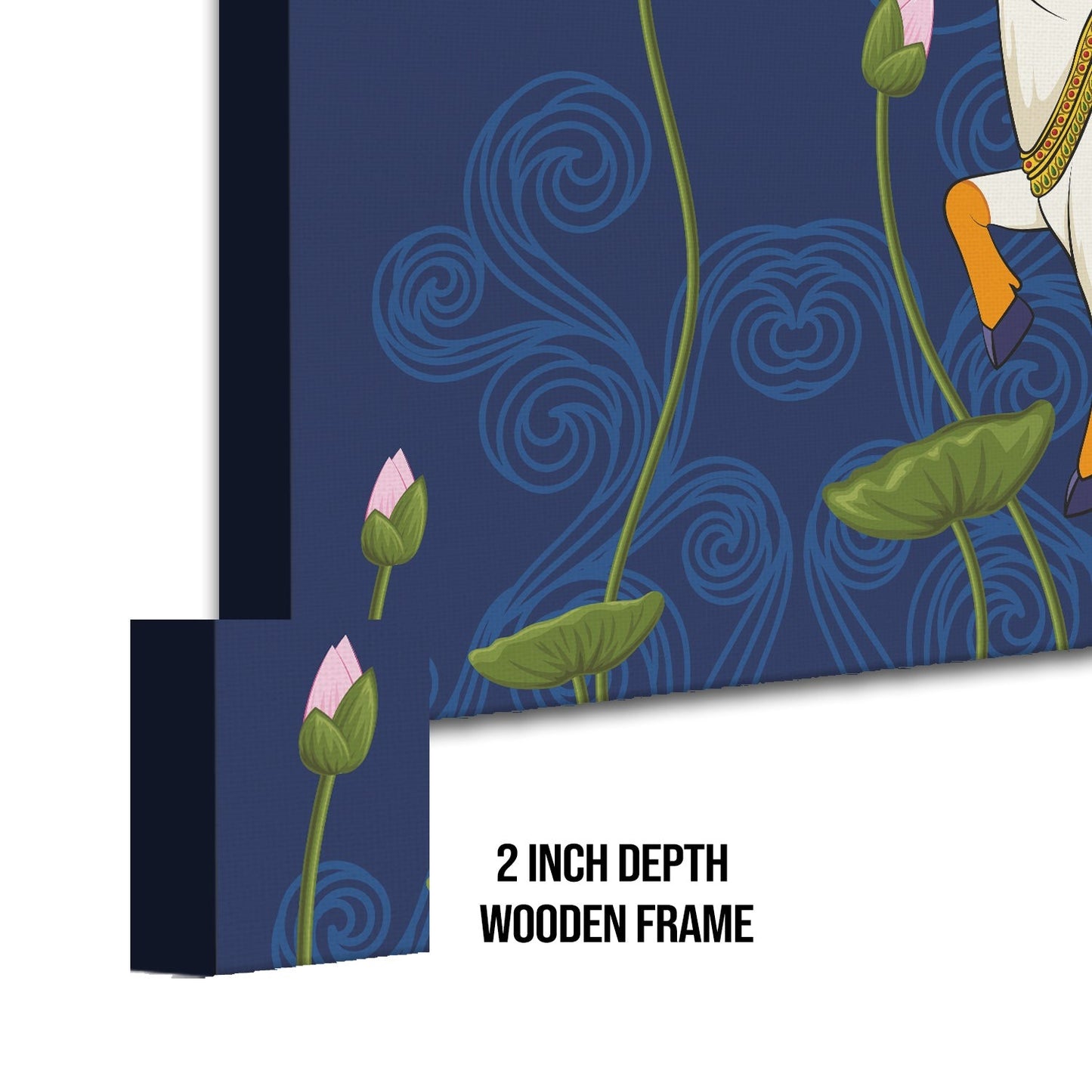 Traditional Indian Pichwai Canvas Wall Art Painting for Home Decor