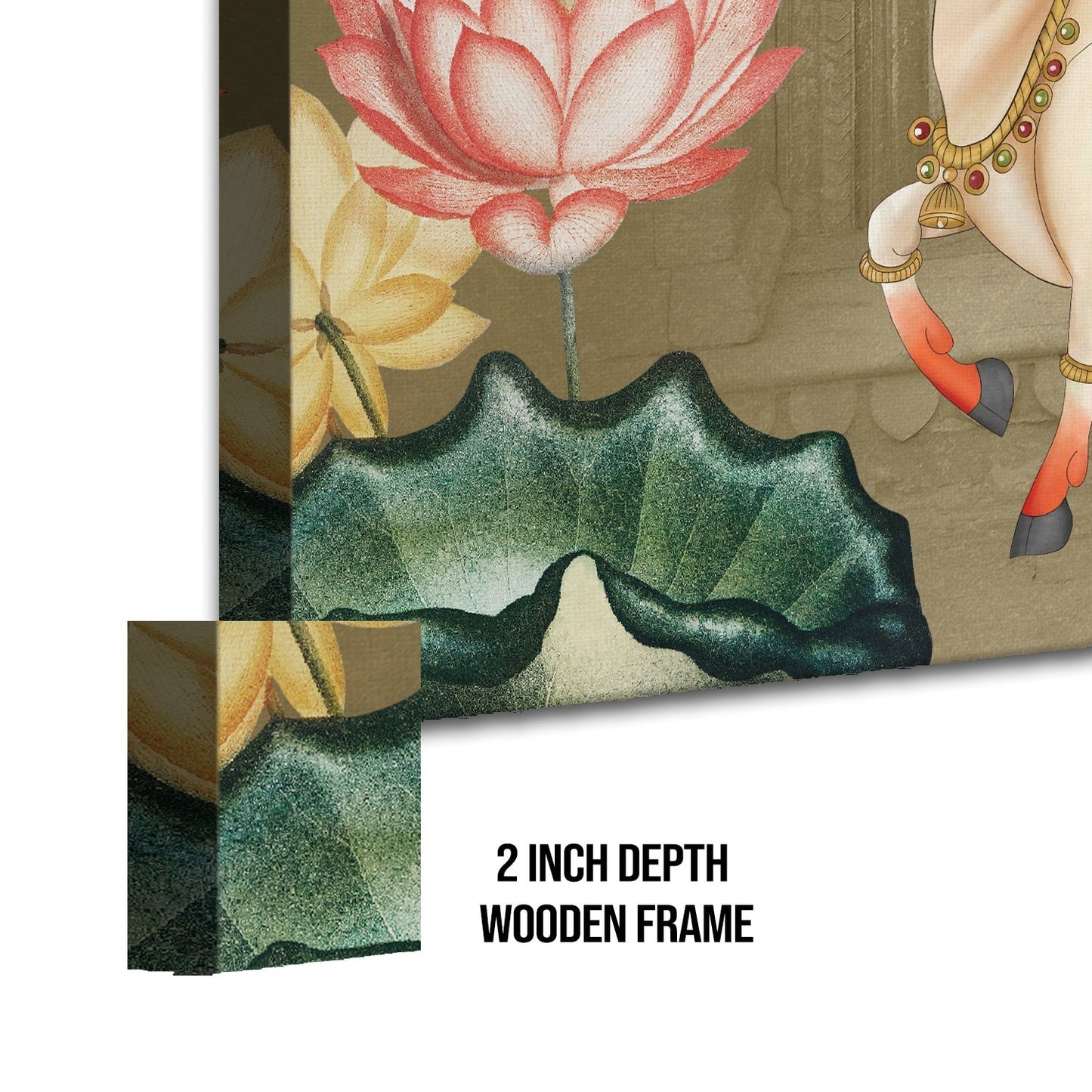 Traditional Indian Pichwai Wall Art Canvas Painting Home Decor