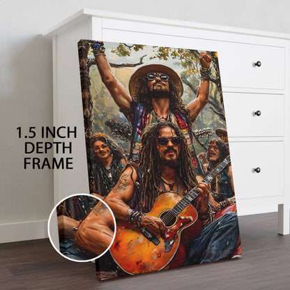 Boho Rock Wall Art