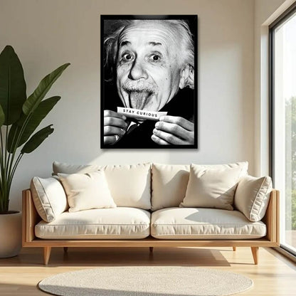 Einstein Canvas Wall Art For Living Room