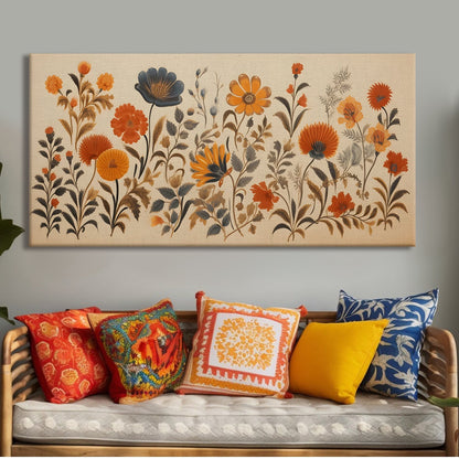 Enchanting Floral Wall Art Canvas Painting For Home Decoration