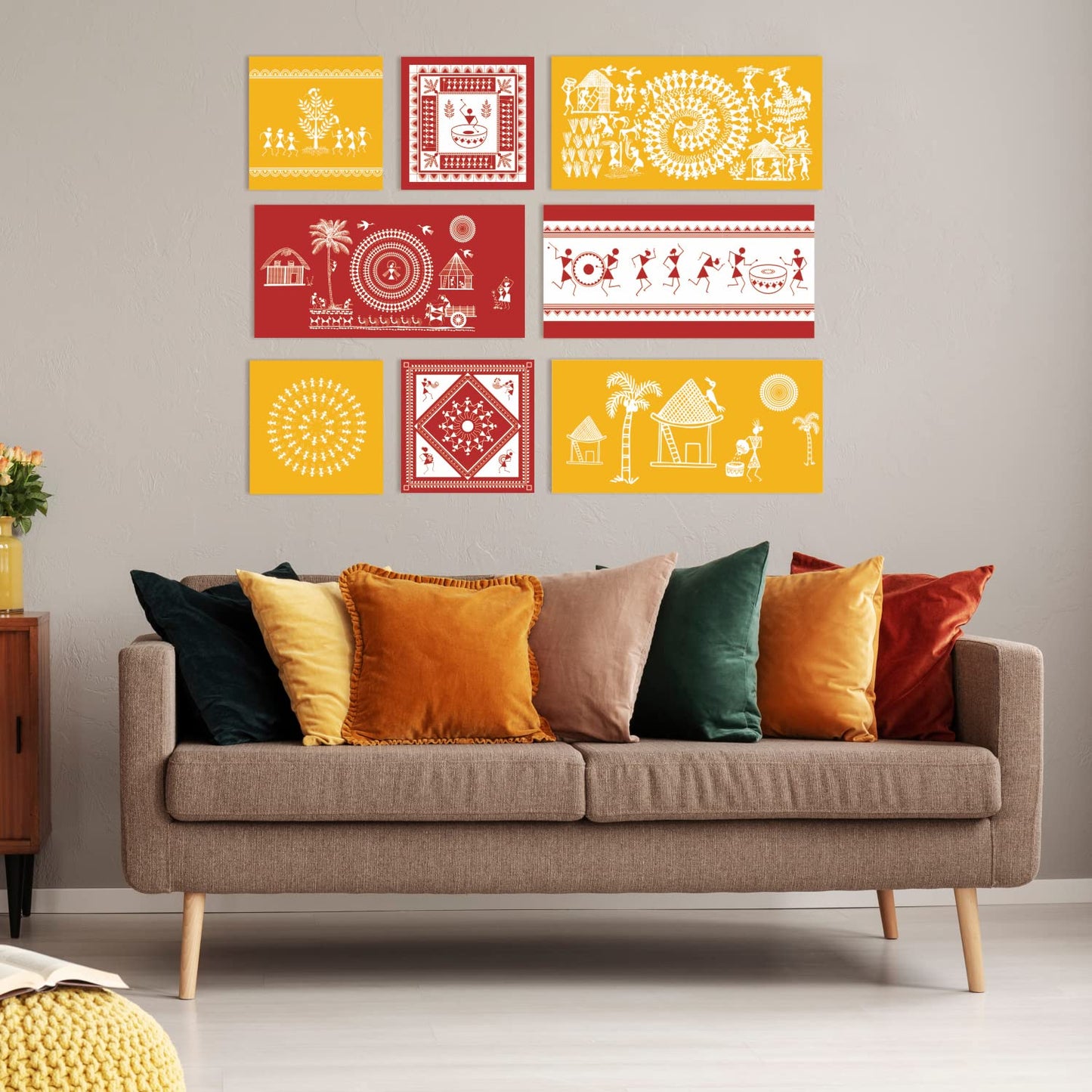 a traditional tribal Canvas Wall Art Painting 