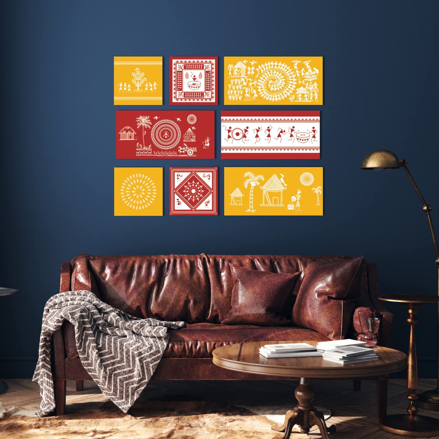 a traditional tribal Canvas Wall Art Painting 