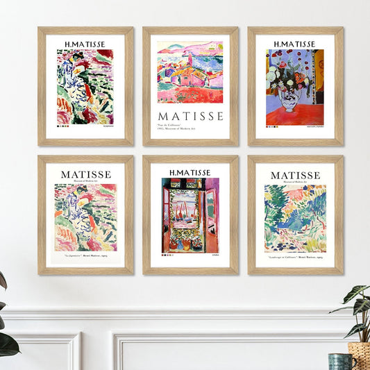 Exclusive Vintage Art Paintings: Enhance Your Home Décor with Framed European and Floral Masterpieces - Perfect for Living Rooms, Bedrooms, and Office Spaces (MATISSE) (ARTFM008)