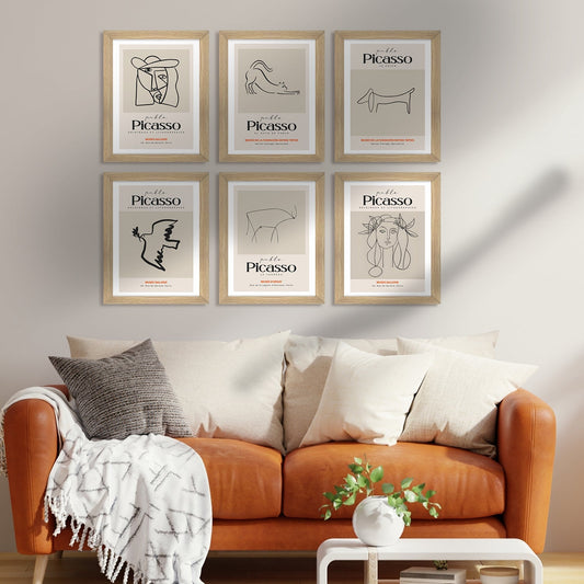 Exclusive Vintage Art Paintings: Enhance Your Home Décor with Framed European and Floral Masterpieces - Perfect for Living Rooms, Bedrooms, and Office Spaces (PICASSO) (ARTFM009)