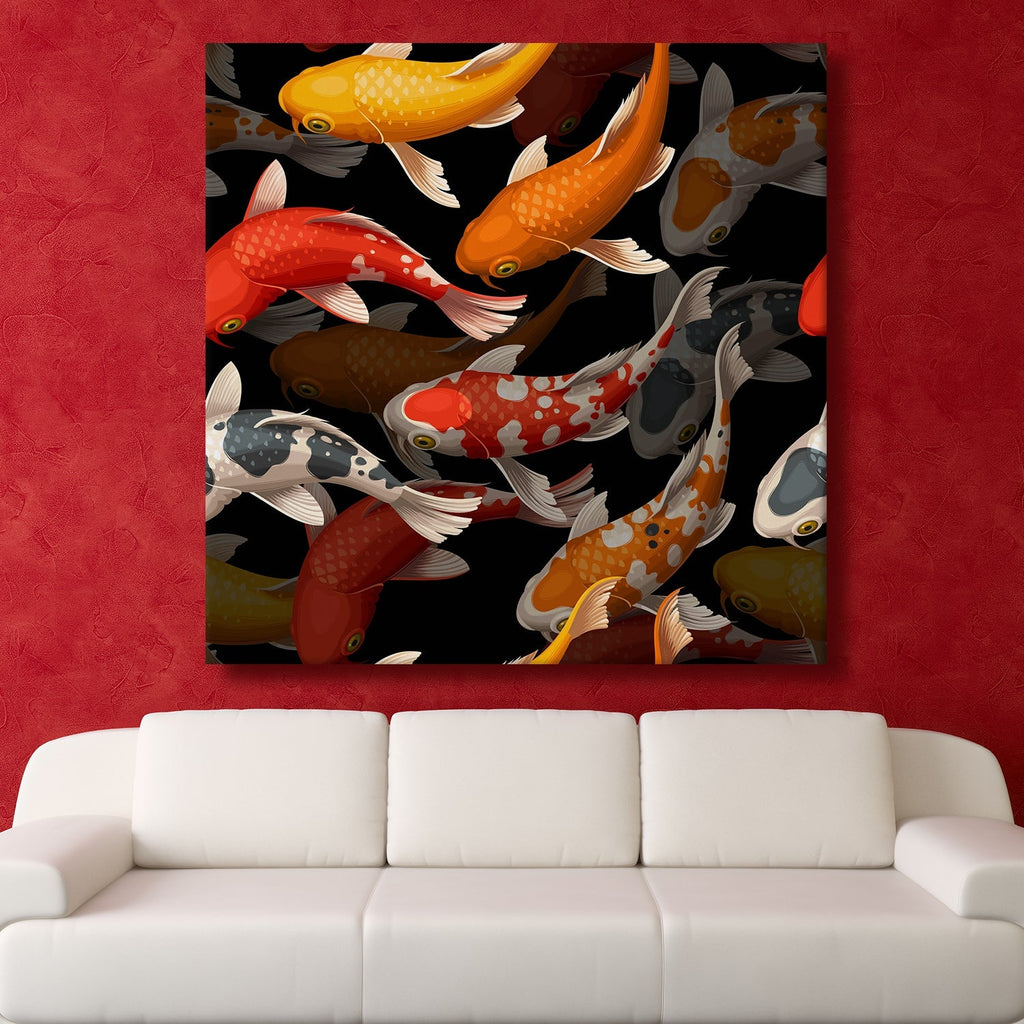  Fish Canvas Wall Art Painting 