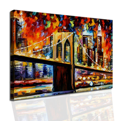 Brooklyn Bridge Canvas Wall Art Painting 