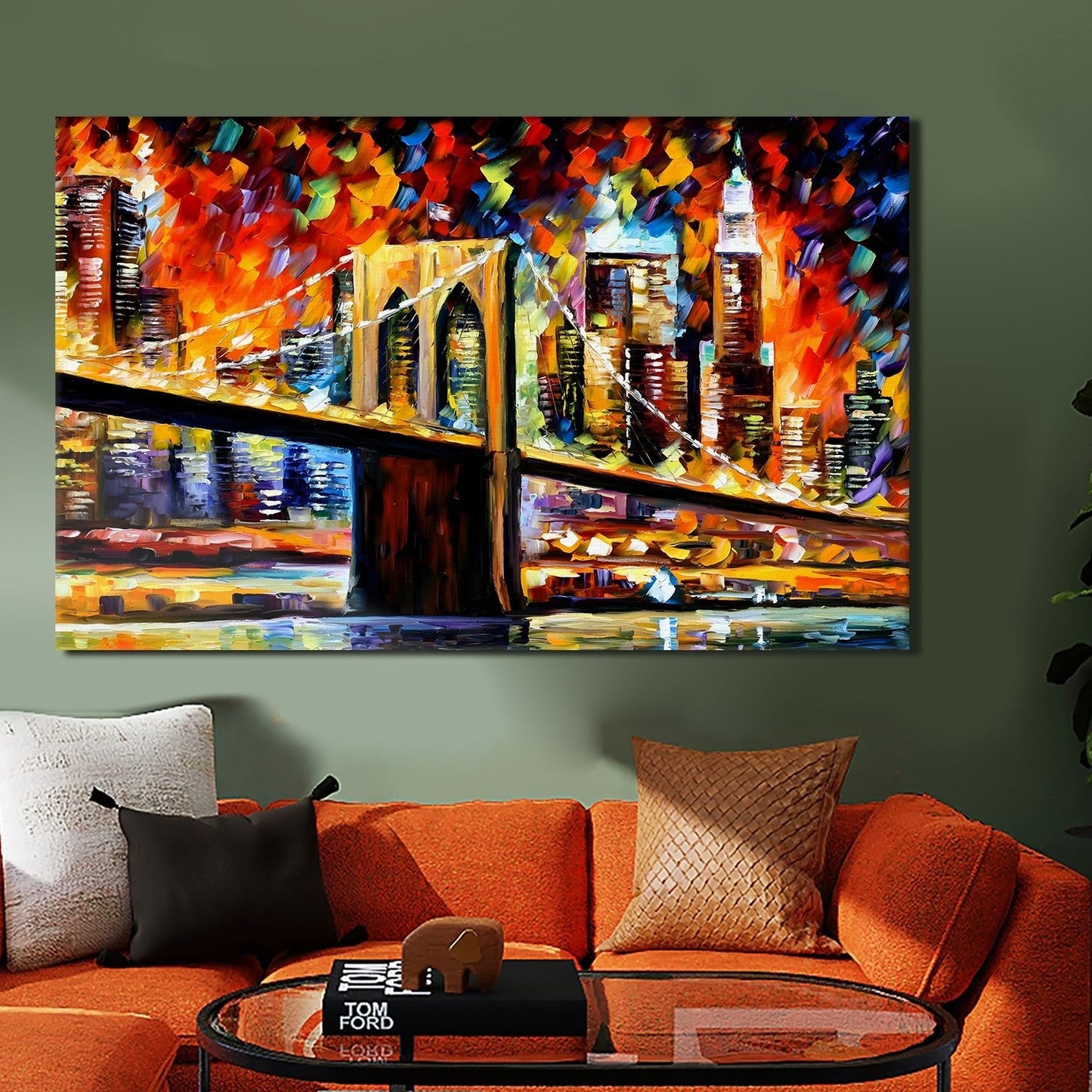 Brooklyn Bridge Canvas Wall Art Painting 