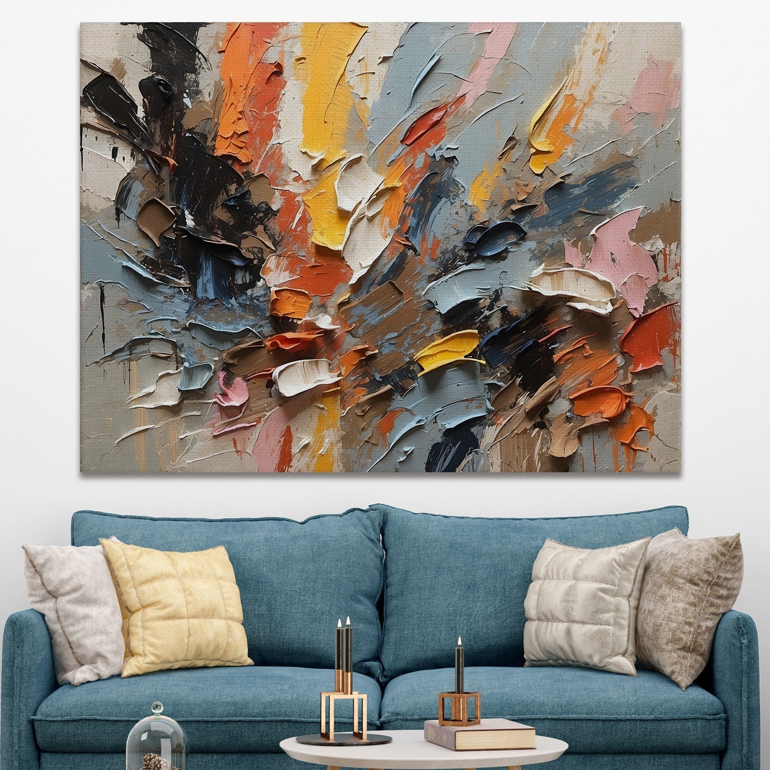 Abstract Canvas Wall Art Painting 