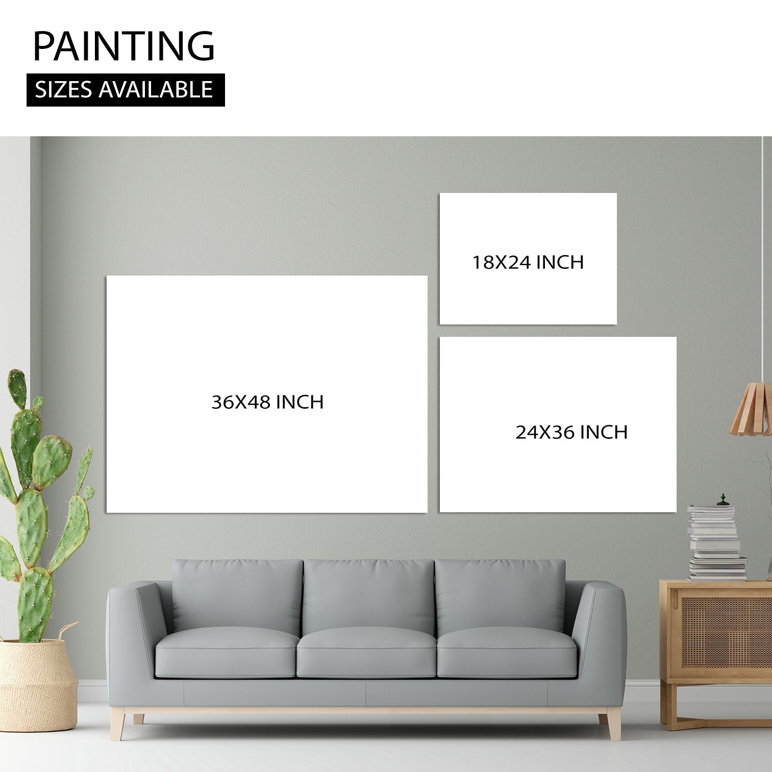 Framed Abstract Wall Art Painting For Home and Hotels Wall Decoration