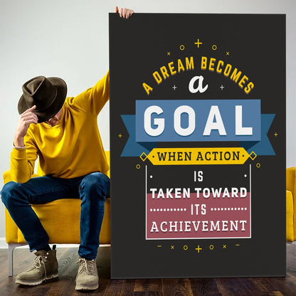 Motivational Canvas Wall Art Painting