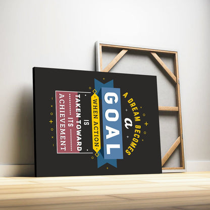 Motivational Canvas Wall Art Painting