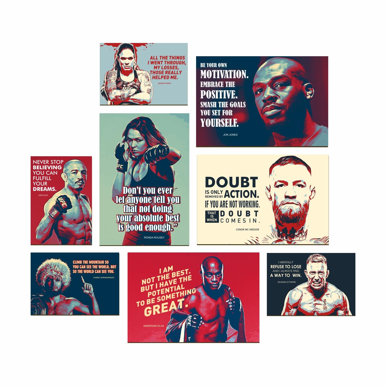 a collection of motivational Canvas Wall Art Painting