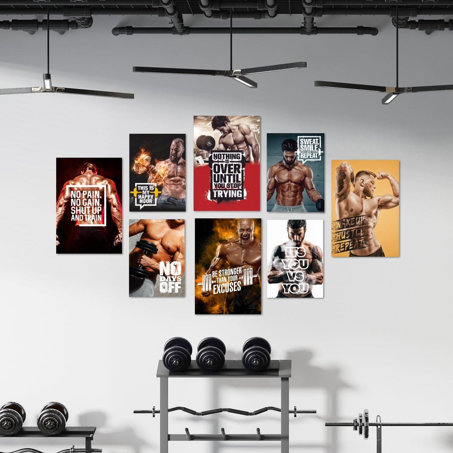 No Pain, No Gain  Canvas Wall Art Painting