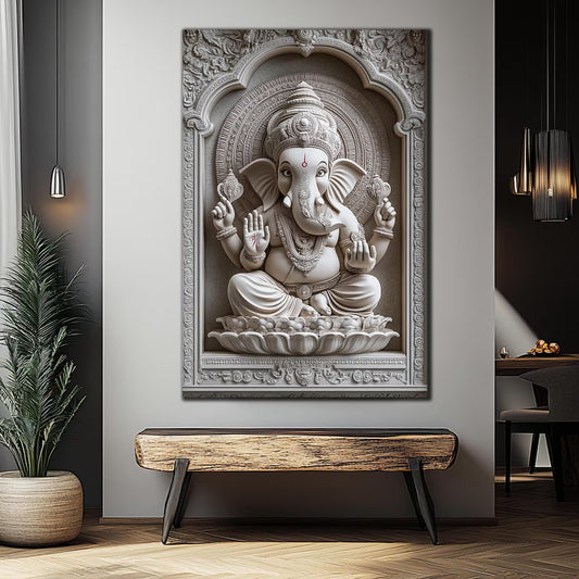 Ganesh ji Canvas Wall Painting