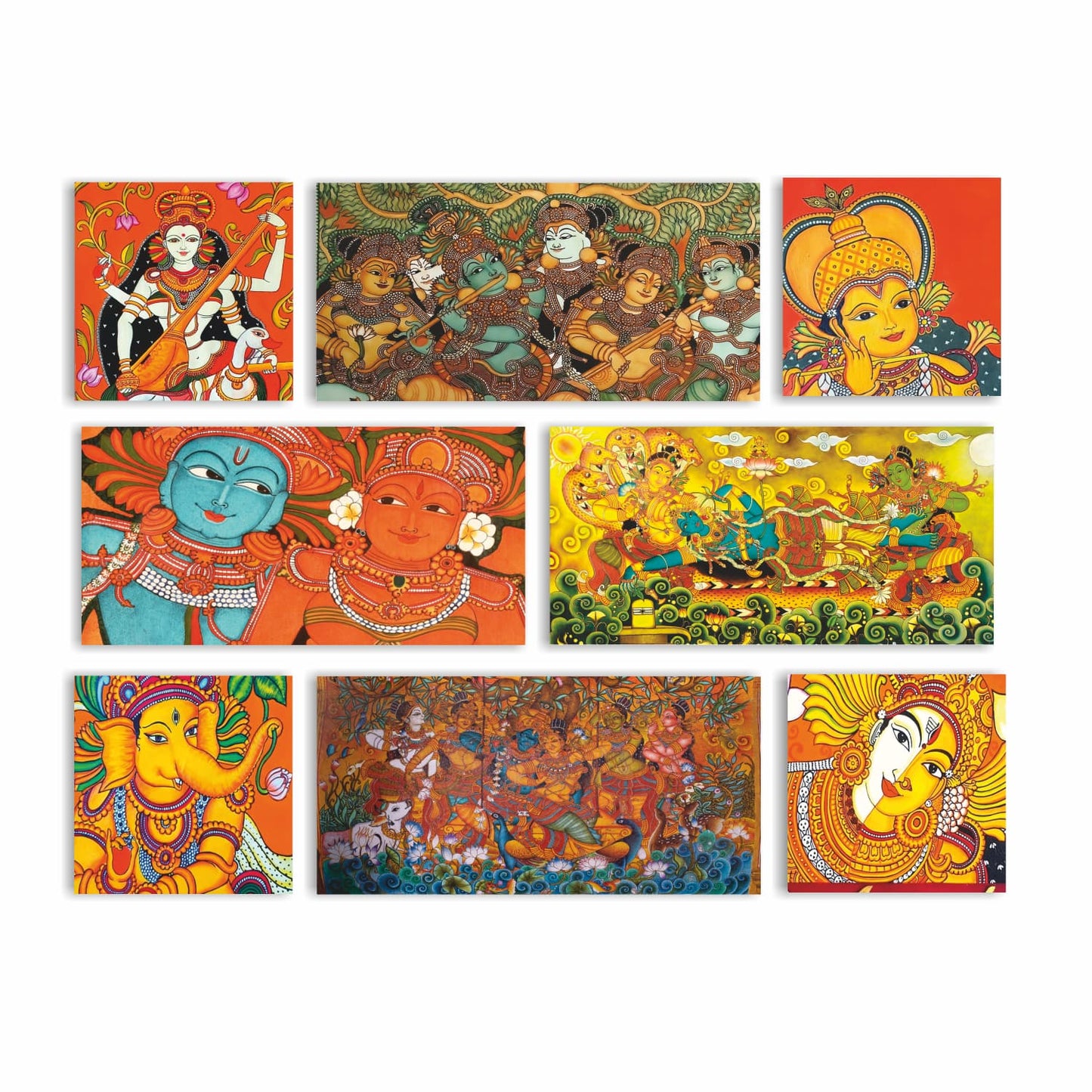 Kerala mural art Canvas Wall Art Painting 
