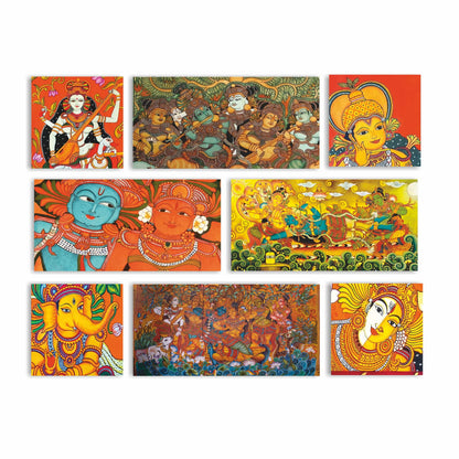 Kerala mural art Canvas Wall Art Painting 