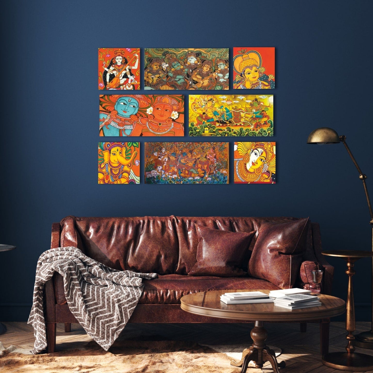 Kerala mural art Canvas Wall Art Painting 
