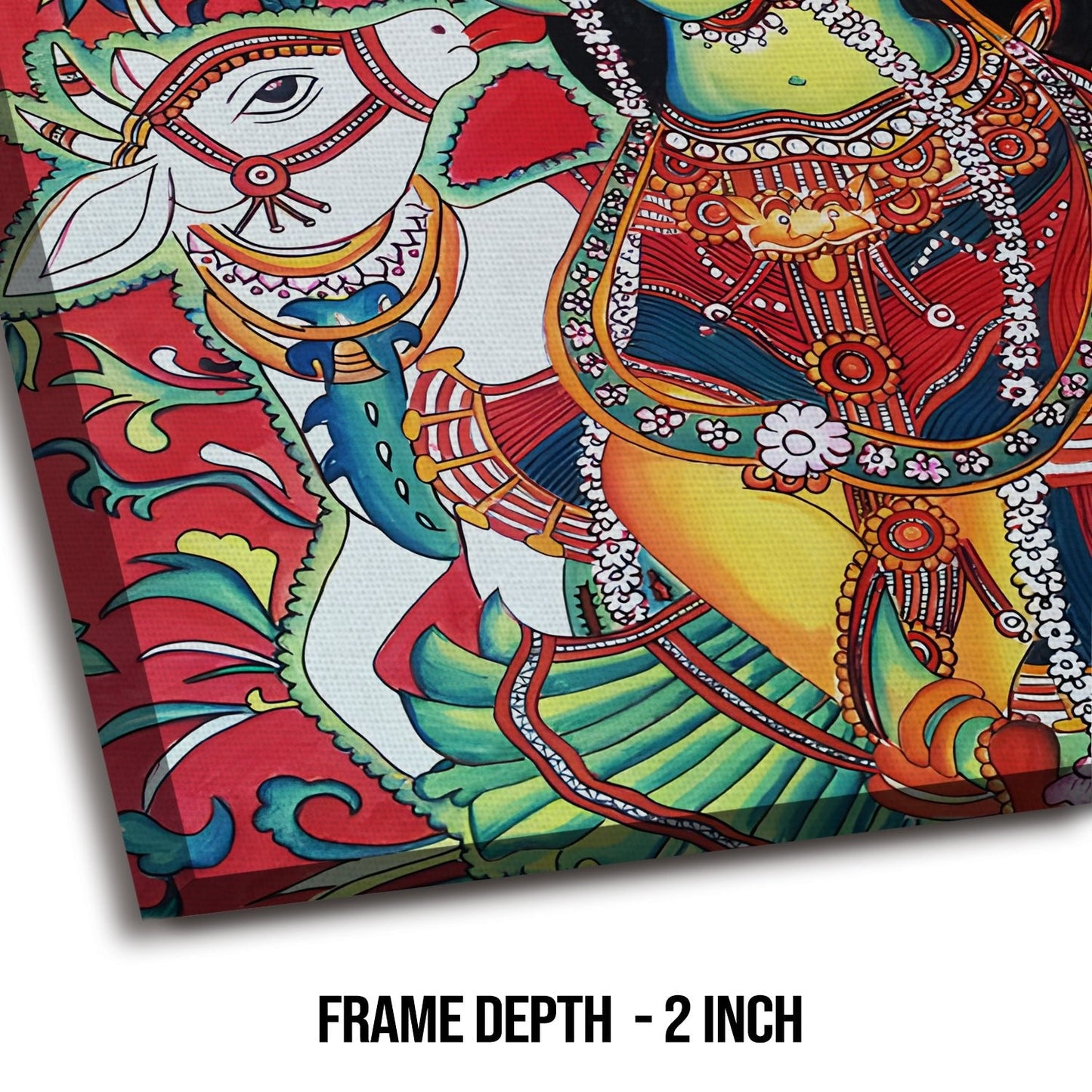Sri Krishna Canvas Wall Art Painting 