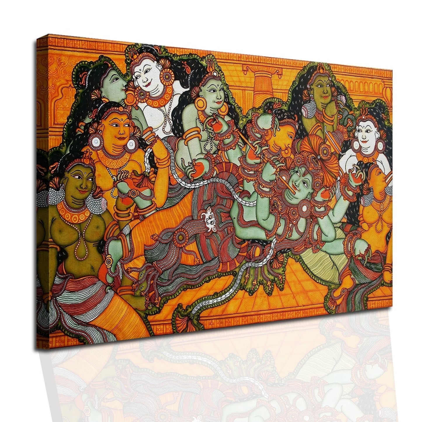 Kerala Mural Canvas Wall Art Painting 