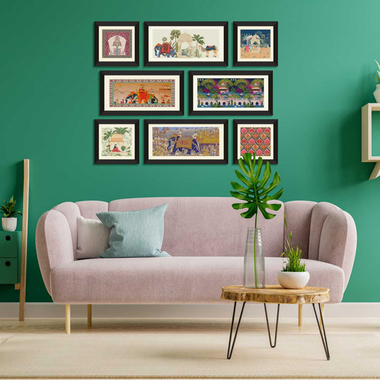 Mughal Canvas Wall Art Painting 