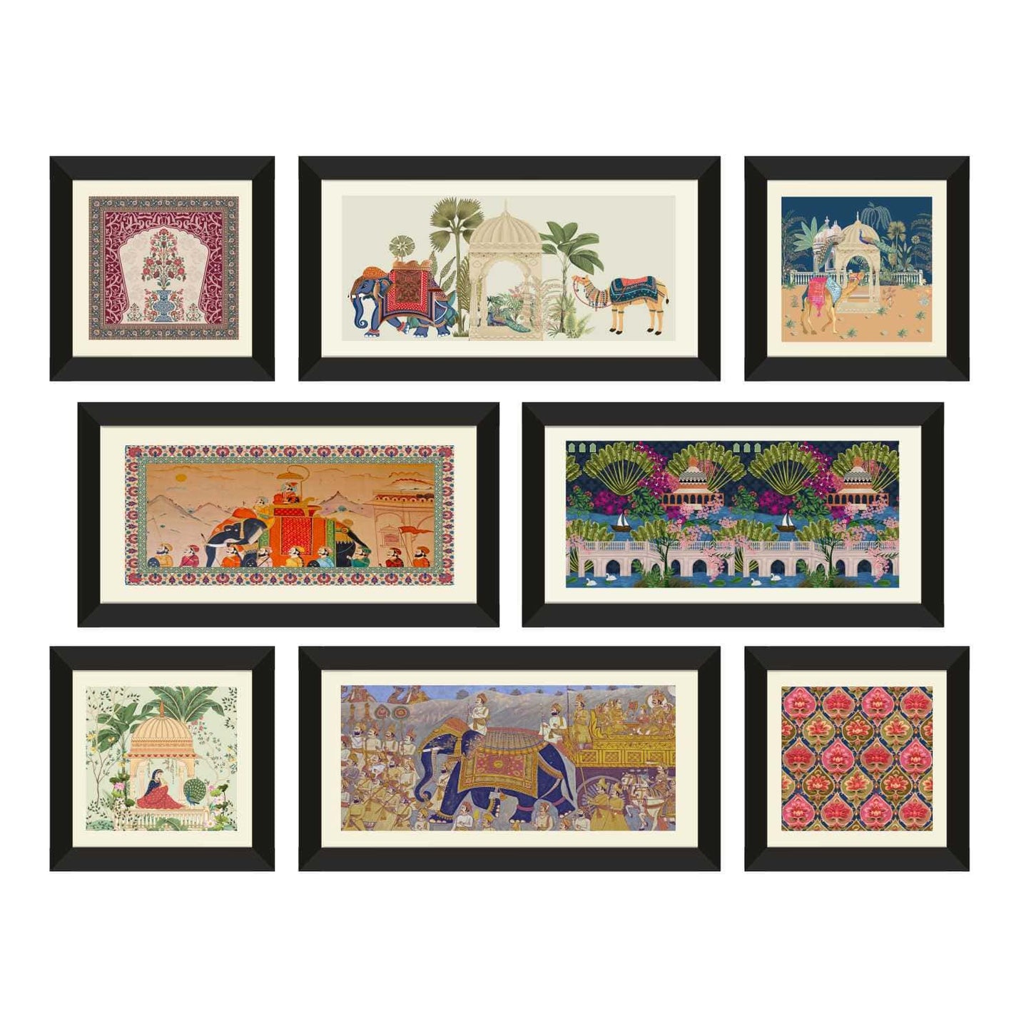 Mughal Canvas Wall Art Painting 