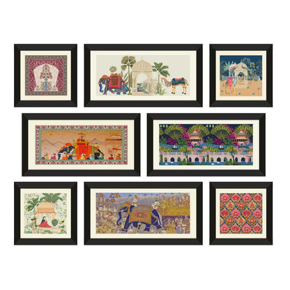 Mughal Canvas Wall Art Painting 