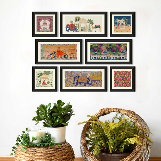 Mughal Canvas Wall Art Painting 