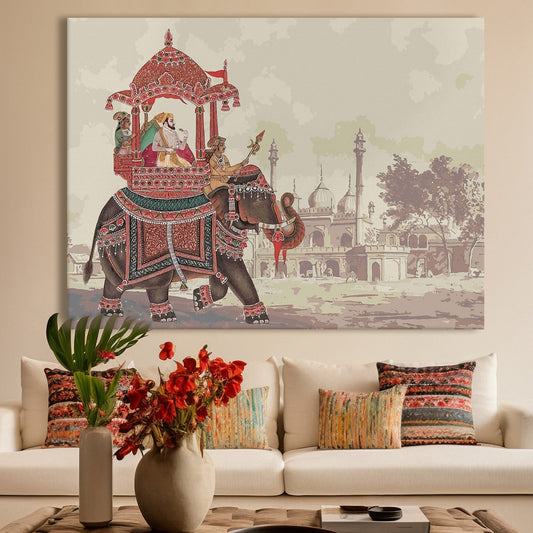 Mughal Empire Canvas Wall Art