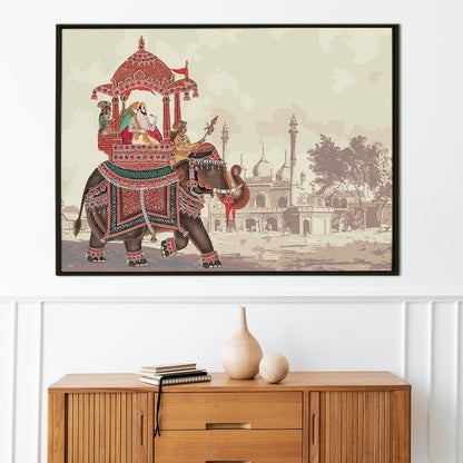 Mughal Empire Canvas Wall Art