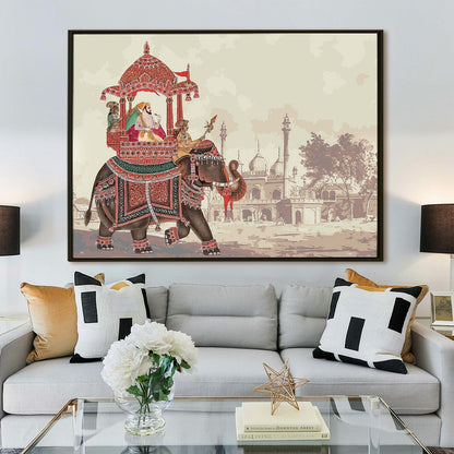 Mughal Empire Canvas Wall Art