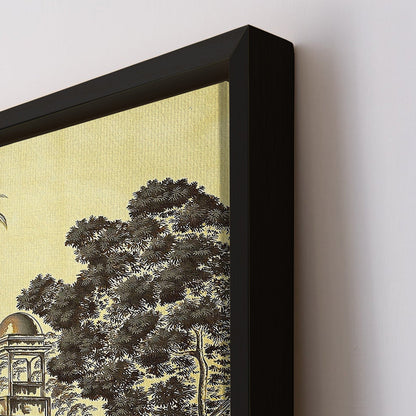 The Mughal Stronghold Wall Art Canvas Painting