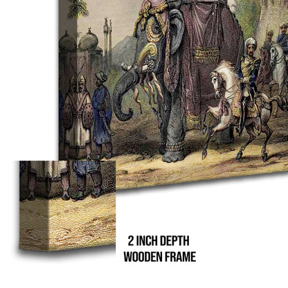 Indian Rebellion of 1857 Wall Art Canvas Painting