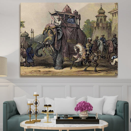 Indian Rebellion of 1857 Wall Art Canvas Painting