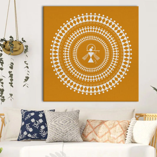 Warli tribal Canvas Wall art  Painting 
