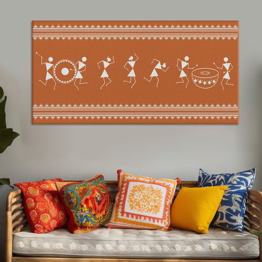  Warli painting Canvas Wall Art  Painting