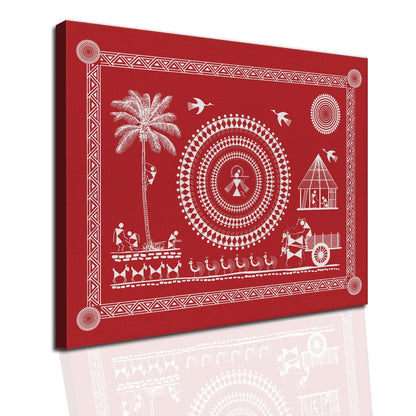 Warli  Canvas Wall Art  Painting