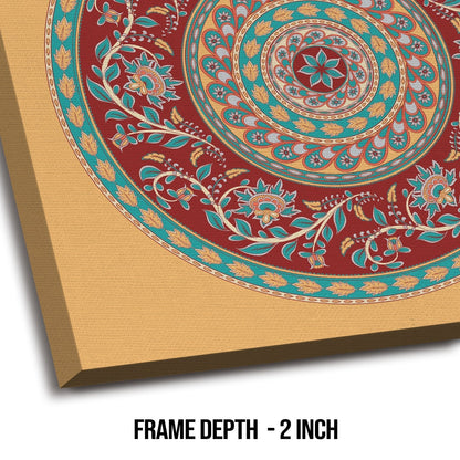 Srikalahasti style  Canvas Wall Art Painting 