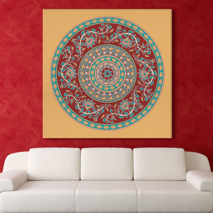 Srikalahasti style  Canvas Wall Art Painting 