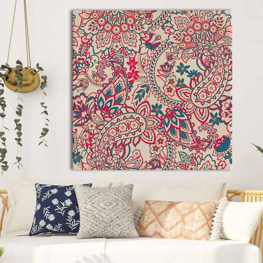Kalamkari Canvas Wall Art Painting 