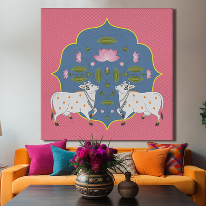 Pichwai painting  Canvas Wall Art Painting