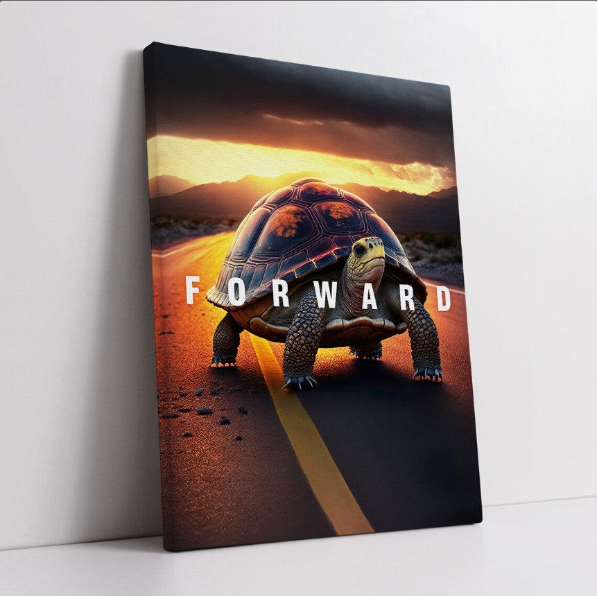 Forward Inspiring Canvas Wall art Painting