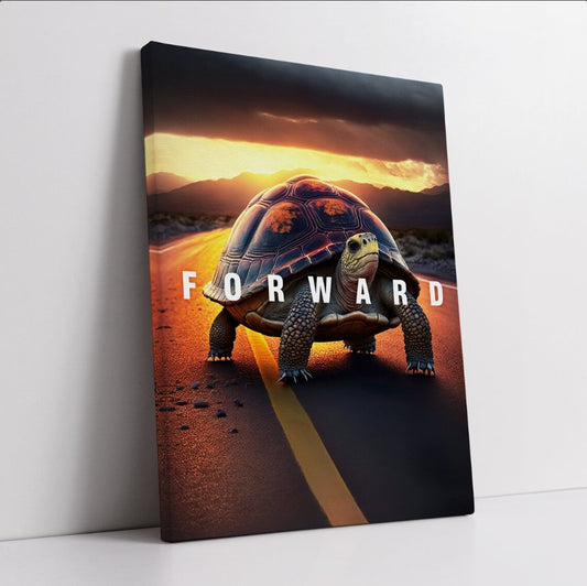 Forward Inspiring Canvas Wall art Painting